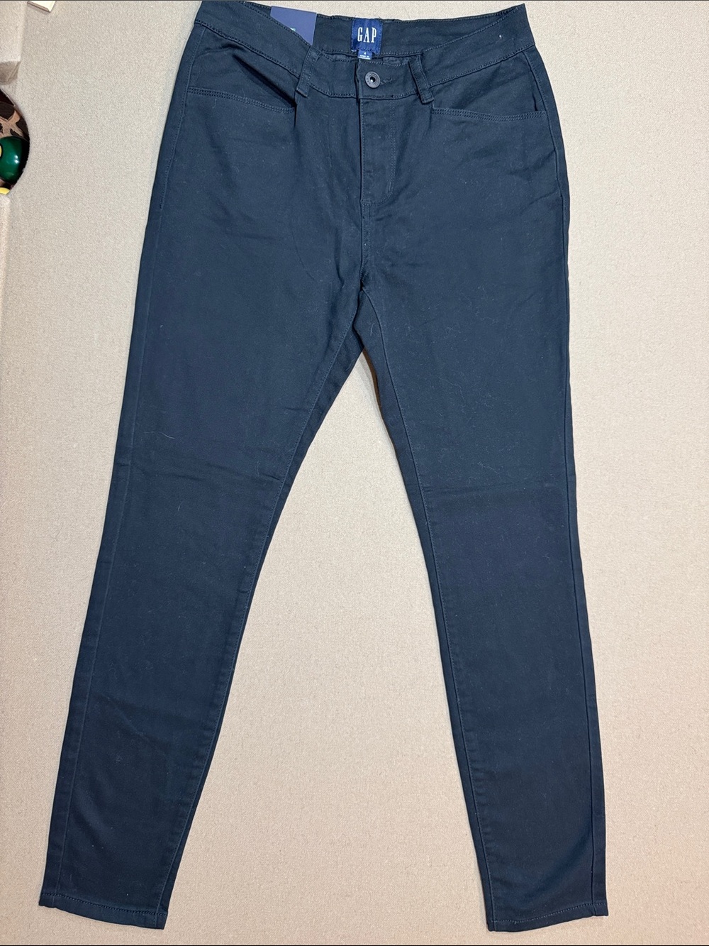GAP Black Ponte Slim Trousers